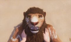 Wild Life / Female POV with Huge Lion Furry
