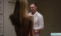 Skinny trans babe analed by her doctor