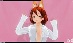 3D HENTAI Fucked Redhead Girlfriend after a Walk