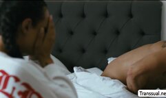 TBabe sucks her Stepdads dick in the morning