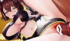 【MMD R-18 SEX DANCE】BALTIMORE HOT SEX CUM INSIDE BIG ASS 精液だらけの変態 [MMD]