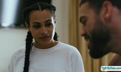 Latina TS lets stepdad fuck her wet ass