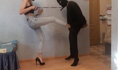 Light Ballbusting Slave
