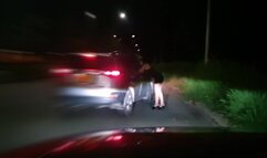 I Dress up as a Whore of the Night and a Stranger Pays me to Fuck in his Car