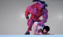 Demon Minotaur x BBW