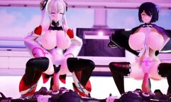 MMD R18 PSO2 Helga Neumann Matoi Phantasy Star Ochame Riding Function 3D Hentai
