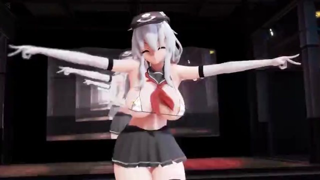 3d Anime Hentai Nude Dancing - MMD R18 KanCole Adult Hibiki Ghost Thanks Dance SEX 3D Hentai Porn Video
