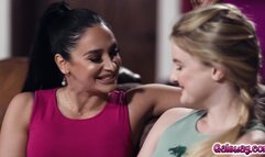 Horny brunette milf wants young pussy