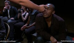 Strapped sub gangbang public fucked