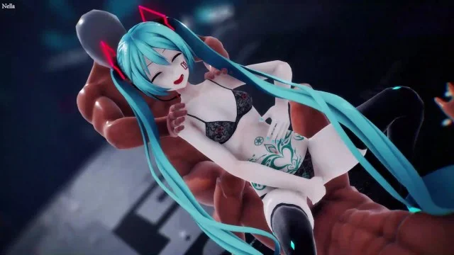 Tattoos Girls Anime Porn - MMD - Tattoo Miku GimmeGimme Sex Dance [BY-Nella] Porn Video