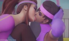 Brigitte and Sombra Lesbian Workout