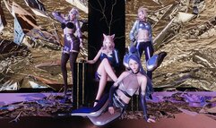 [MMD] KDA - more Ahri Akali Evelynn Kaisa Kda Seraphine all out 4K 60FPS