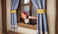 Elf Thieve Stuck on a Window Whorecraft TOA