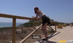 Monty - Spanish Redhead Fucking a Policeman