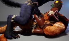 Double Penetration with Furrys 3D