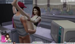 Ashlyn Gets Fucked by her Boyfriends Friend in her Kitchen!! :P