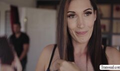 Stepson bangs the ass of her trans stepmom