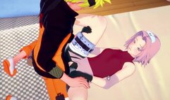 Naruto fuck Sakura then orgasm ask for more creampie her tight wet pussy