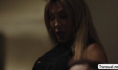 Handsome guy analed by his trans stepmother