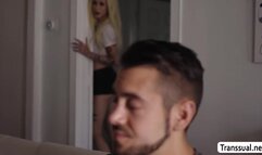 Slut trans babe analed by stepbros friend