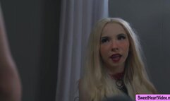 Smalltits blonde licked by her roommate