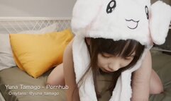 Horny Bunny Hopping on a Dildo  Japanese Masturbation