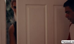 Pervert stepbro analed his shemale stepsister