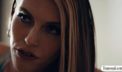 Slut TS stepdaughter analed by TS stepmom