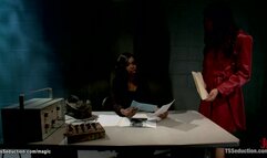 Two TS agents bound and fucked thug