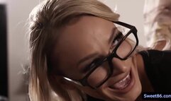 Sexy teen licks the pussy of milf professor