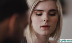 Blonde ts cutie sucks stepdods bigcock