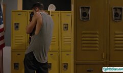 Busty ebony trans woman sucks stiff cock