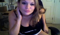 Striptease on webcam- watch part-2 on blueberrypornworld.com