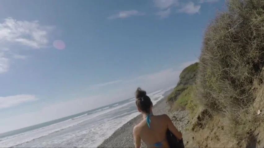Big Sexy Tits Amateur Sex On Public Beach Voyeur Part1 Porn Video picture