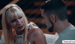 Bigtits TS stepmom barebacked by stepson