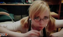 Honey Teenager Deep Sucking Big Cock - Cum in Mouth