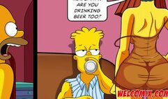 Football And Beer - The Simptoons