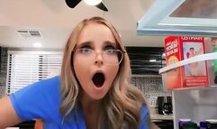 Nurse Codi Vore Is About To Go To Work But Her Bf Damon Dice…