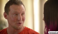 Stepbro bareback his hot shemale stepsis