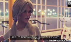 Big tits 3D teen blowjob on huge BBC