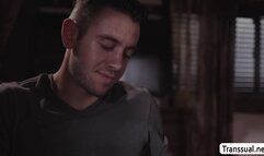 Busty trans fucked by horny stepbrother