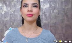 Girl Masturbates Wet Pussy Super Close-up