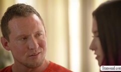 Glass skin TS barebacked by stepbrother