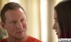 Pale skin Tbabe barebacked by stepbro