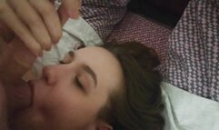 he sat on my face so that I suck his balls, cum on face - Sunako_Kirishiki