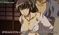 Hentai busty teen gets a big creampie