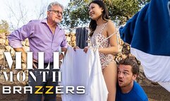 Brazzers - Can Lulu Chu Drain Her Neighbor's Huge Cock In Time Before Her Old Husband Finds Them?