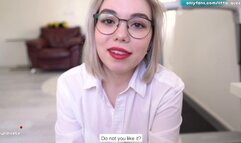 Student fucked a teacher on the table - 4K POV