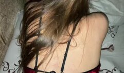 A guy enters the narrow wet pussy of a beatiful girl. Amateur. Homemade.