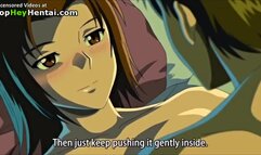 Hentai busty woman has sex with college guy